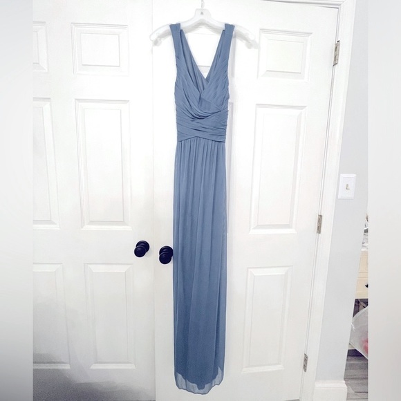 NWT David’s Bridal Lovely Blue Dress / gown Size 8 - Picture 4 of 8